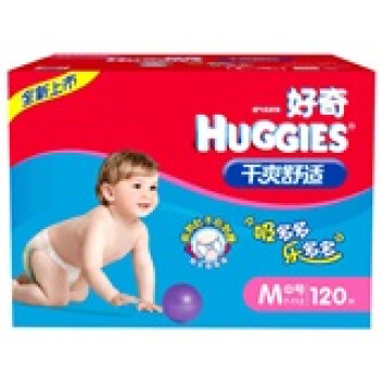 HUGGIES 好奇 干爽舒适第二代纸尿裤中号（M、120片/箱）