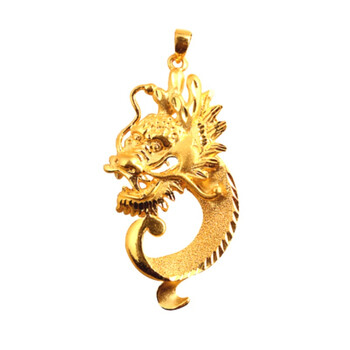 千足金吊坠 龙头 最新款式 8.52g黄金