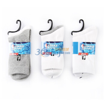 NBA 男士时尚休闲袜套装（6双装送NBA学生袜1双）