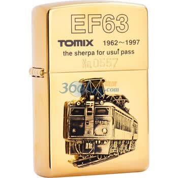 zippo打火机 镀金徽章火车 (限量1000 限量号0557)【图片 价格 品牌 