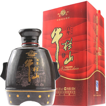百年牛栏山二锅头特制精酿编钟38度500ml浓香型白酒