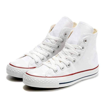 匡威converse all star中性常青款高帮帆布鞋101009 白色101009 40
