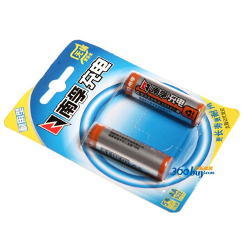 
                                                                                南孚(NANFU)5号充电电池2粒 镍氢耐用型1600mAh 适用于玩具车/血压计/挂钟/鼠标键盘等 AA                