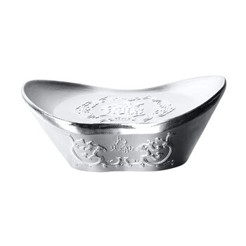 钻石凤凰 千足999银元宝 大号1000克 ag0018