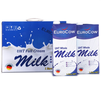 Eurocow 优佳 纯牛奶 1L*6