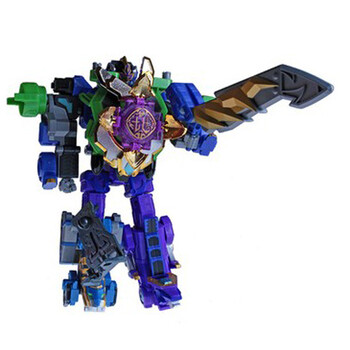 双钻 巨神战击队五兽合体 豪华版 巨神勇击王 破天战击王 裂地战击王