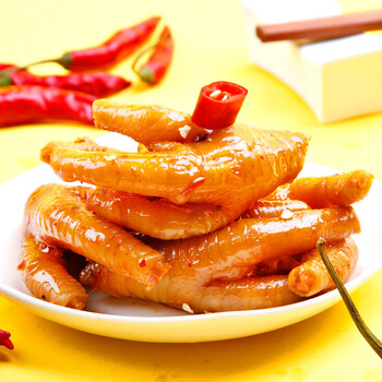 绝味 盐焗辣味凤爪精装真空特惠装120g*2 春雷行动