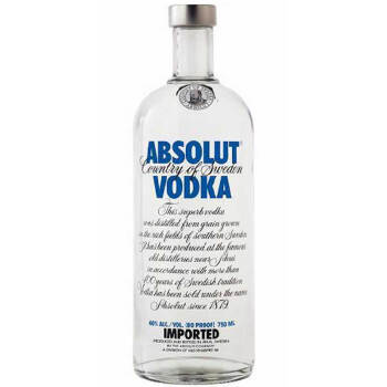 Absolute Vodka 绝对 伏特加 原味 750ml 