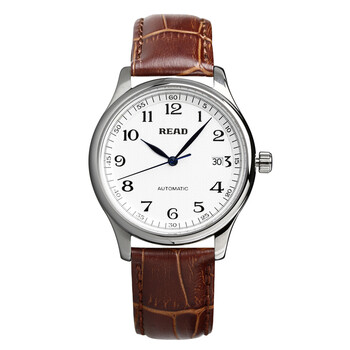 锐力read手表名匠系列全自动机械男表防磨划蓝宝石镜面防水r8003g 白