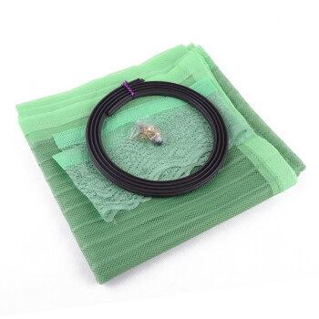 盛宝条纹自穿磁条 防蚊门帘窗纱 尺寸90*210 100*210 120*210 居家用品 自穿磁条直条纹-绿色 90x210厘米
