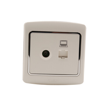 乔森 电脑电视插座 节能灯3个 a6-e0203