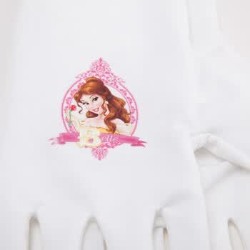 迪士尼disney 公主系列 公主短手套 女童 迪士尼配饰 香蕉黄 均码