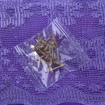 盛宝加密印花防蚊门帘免穿磁条 软纱门尺寸 免穿印花-紫色 100x210厘米