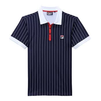 fila斐乐男装短袖t恤短袖polo衫25221110 传奇蓝 l