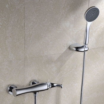 欧斯万全铜淋浴水龙头 冷热水龙头 花洒头套装 淋浴花洒套装 加厚镀铬