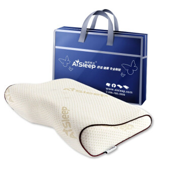 AiSleep 睡眠博士 升级版 慢回弹 蝶型磁石护颈枕头