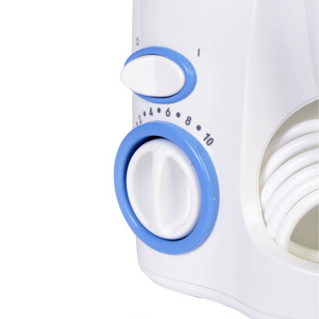 
                                        
                                                                                洁碧（Waterpik）冲牙器/水牙线/洗牙器/洁牙机 非电动牙刷 家用台式超效型蓝白款 WP-100EC                