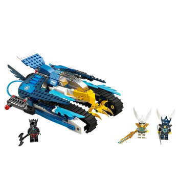 lego乐高 积木玩具 70004 神兽系列 鹰杰斯狼族战车 年新款