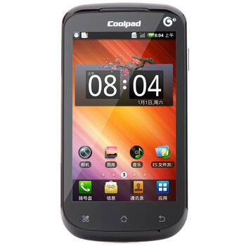酷派(coolpad)8070 3g手机(黑色)td-scdma/gsm 超值热抢!4.