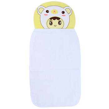 歌歌宝贝 吸汗巾汗巾卡通隔汗巾a2615 黄色 均码