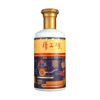 厚工坊旗舰店 53度 厚工坊厚工造物 500ml 白酒 茅台镇 酱香型