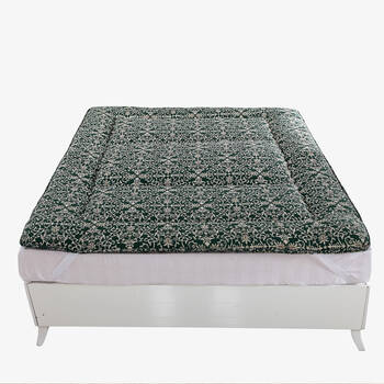 袋鼠 加厚舒眠羊毛床垫子 三层棉榻榻米床褥垫子 双人1.5*2.00m