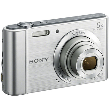 
                                                            索尼（SONY） DSC-W800 便携数码相机/照相机/卡片机 银色（约2010万像素 5倍光学变焦 2.7英寸屏 26mm广角）                