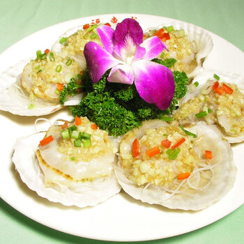 活鲜大扇贝8只 约125-100克/只 只只保肥 个大饱满 烧烤清蒸 超级美味