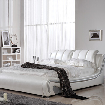 舒美娜sweetnight真皮双人床 软床储物床席梦思床 双人床elizabeth