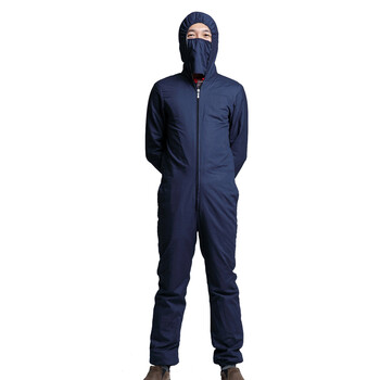 银珊瑚防辐射工装连体服银纤维防护服 防辐射衣服男工作服shd009 藏