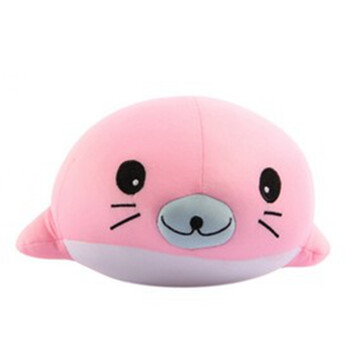 海狮卡通车用炭包 汽车除味炭包 车用炭包 汽车用品竹炭包 粉红色