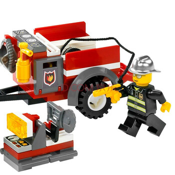 乐高积木lego 益智玩具 积木玩具 拼插积木 城市系列 消防救援车 l