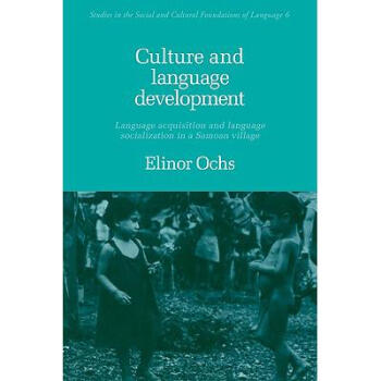 Culture and Language Development: Language A... txt格式下载