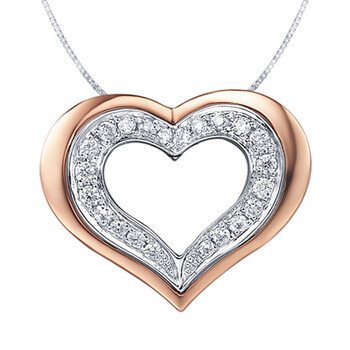 【年终热卖】钻石小鸟 "坠"美丽-18k金钻石吊坠(一款多戴,送银项链)项