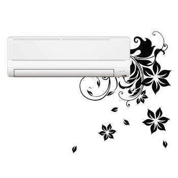 忆美特雕刻墙贴画 装饰画 空调装饰贴 eh0200096 黑色 热卖年货 货到