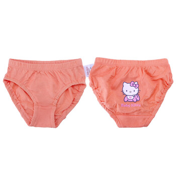 hellokitty婴幼儿女童三角内裤(2入装) 橙色 3岁