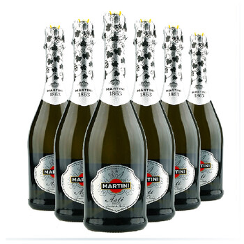 马天尼martini 阿斯蒂甜气泡香槟起泡葡萄酒 马天尼6瓶装 750ml