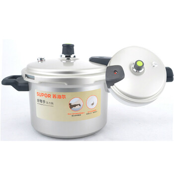 
                                        苏泊尔（SUPOR） 26cm好帮手直型铝制压力锅 明火高压锅燃气灶可用YL263H2                