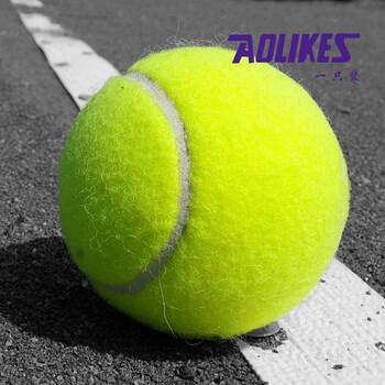 aolikes奥力克斯正品无标带线网球 单人训练球 橡皮筋 网球 带绳子