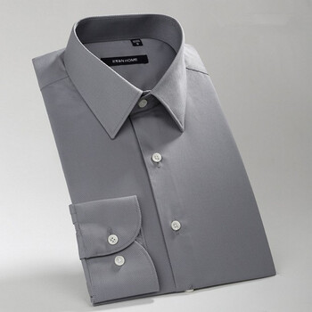 男长袖修身韩版 结婚新郎男士衬衣 正装衬衫 灰色 42
