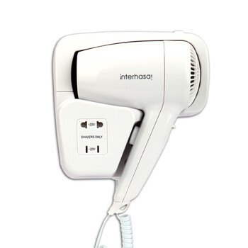 【英特汉莎】宾馆吹风机带插座 干发器 浴室挂壁式电吹风 吹手机