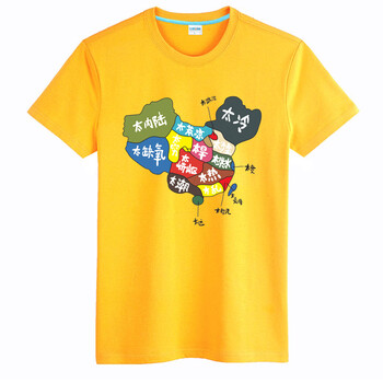 装男士短袖t恤男装韩版宽松纯棉打底衫半袖潮t恤 男 短袖 中国地图