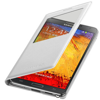 三星 Note3 手机 智能保护套 适用于N9006/N9002/N9008 白色