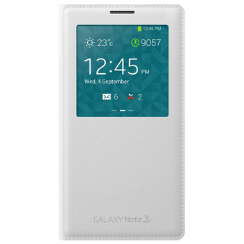 三星 Note3 手机 智能保护套 适用于N9006/N9002/N9008 白色