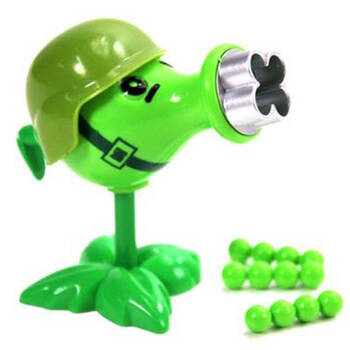 > crown/皇冠 植物大战僵尸豌豆机枪射手 吸卡装豌豆炮(2个装) wj-642