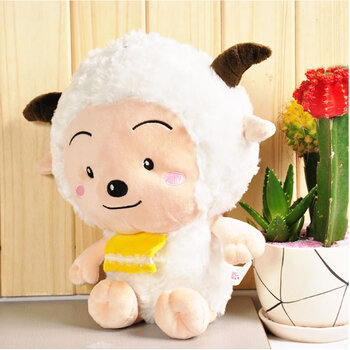 毛绒玩具喜洋洋懒羊羊公仔布娃娃玩偶儿童玩具大号可爱生日礼物 懒羊