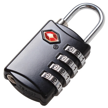 佳途tsa旅行海关锁行李箱包密码锁出国旅游用品 309黑色