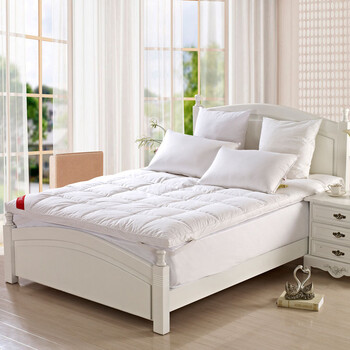 年终热卖舒梦爱 五星酒店羽绒床垫双层加厚 正品鸭绒鸭毛床褥子 舒适