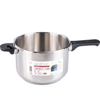 LB力巴铁 22CM（5.5L）电磁炉通用复合底不锈钢压力锅G-C5500S