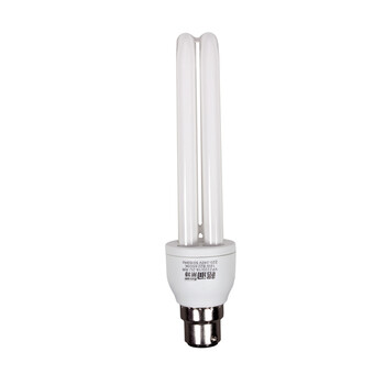 格润莱特节能灯泡2U型18W B22卡口灯头 白光 三基色光源